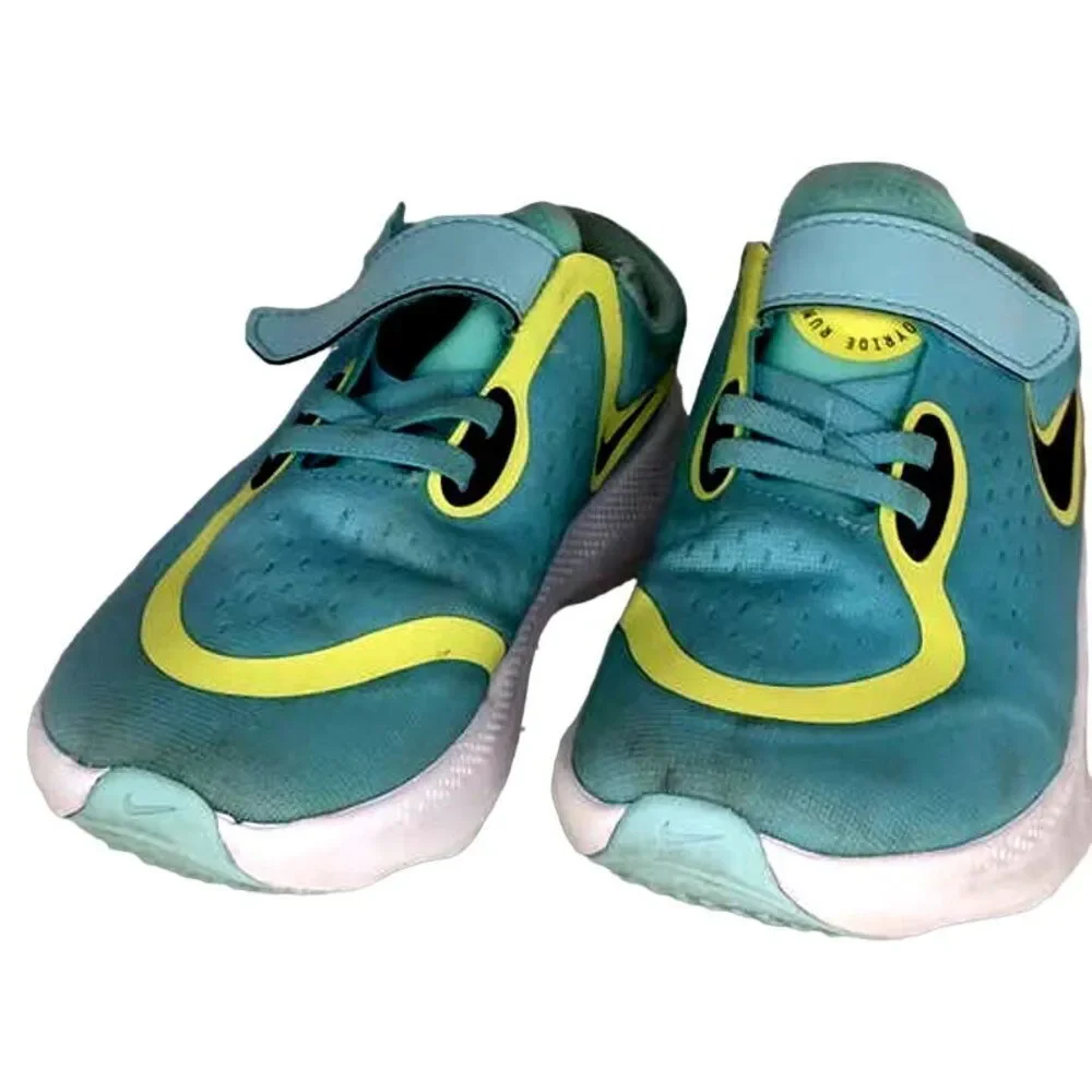 Nike Joyride Oval Run Boys Youth Sneakers Blue & Yellow - Size 12